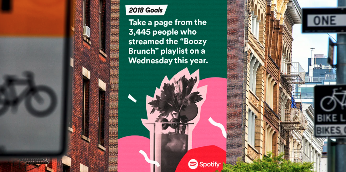 Spotify Goals Campaign Adweek