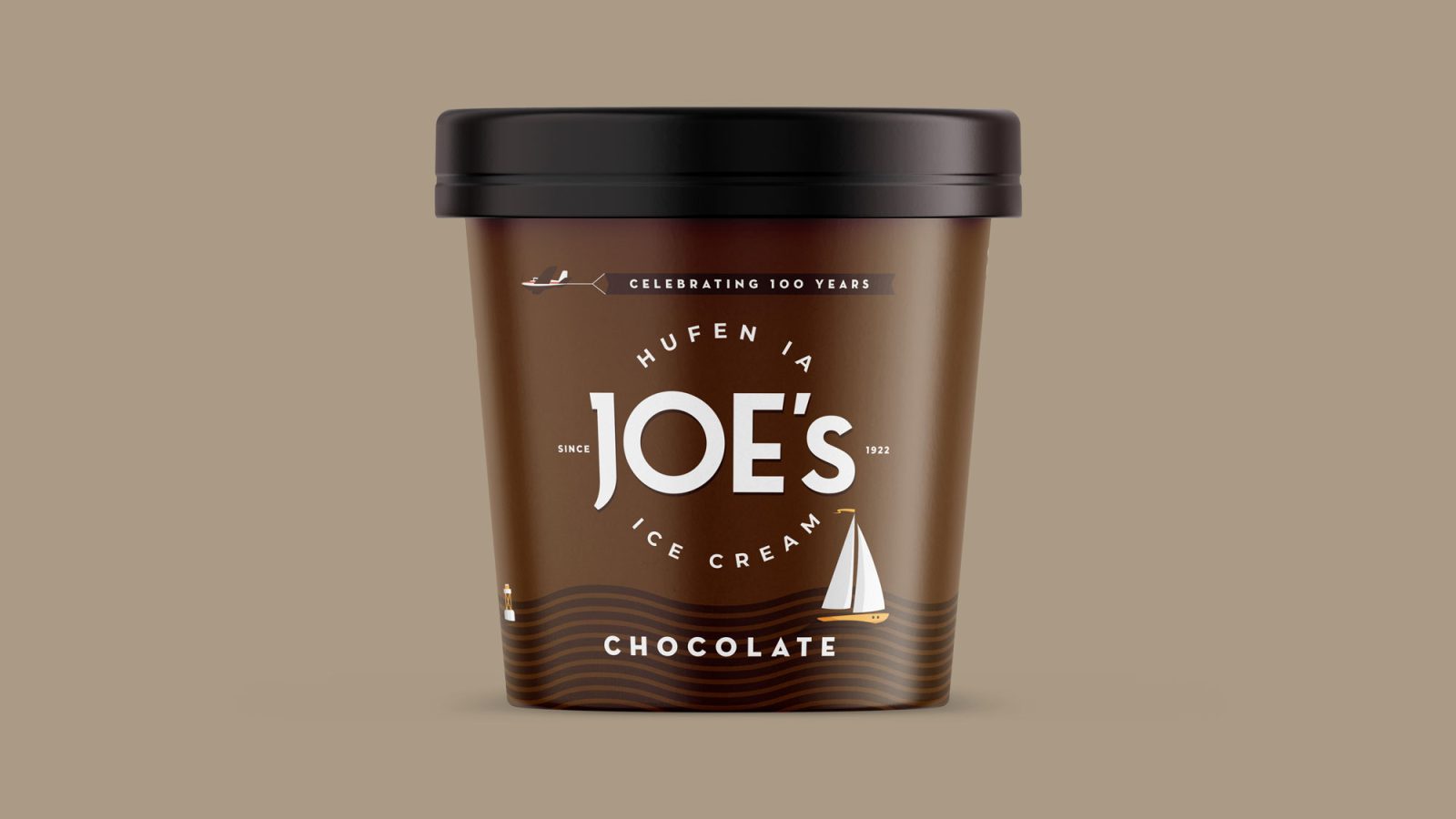 Joe's Ice Cream - Chocolate-original-Packaging Concept-