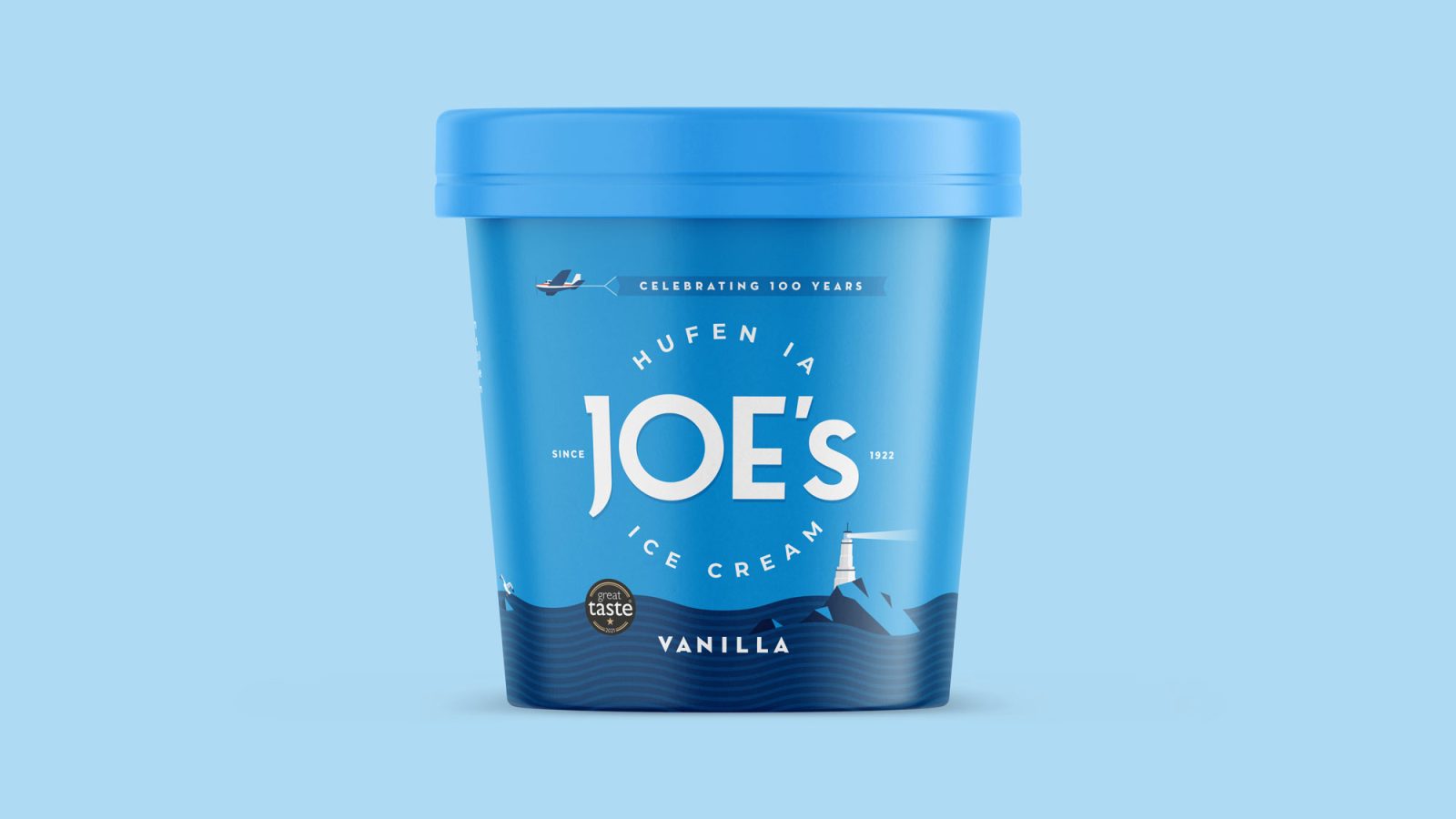 Joe's Ice Cream - Vanilla-Packaging Concept-