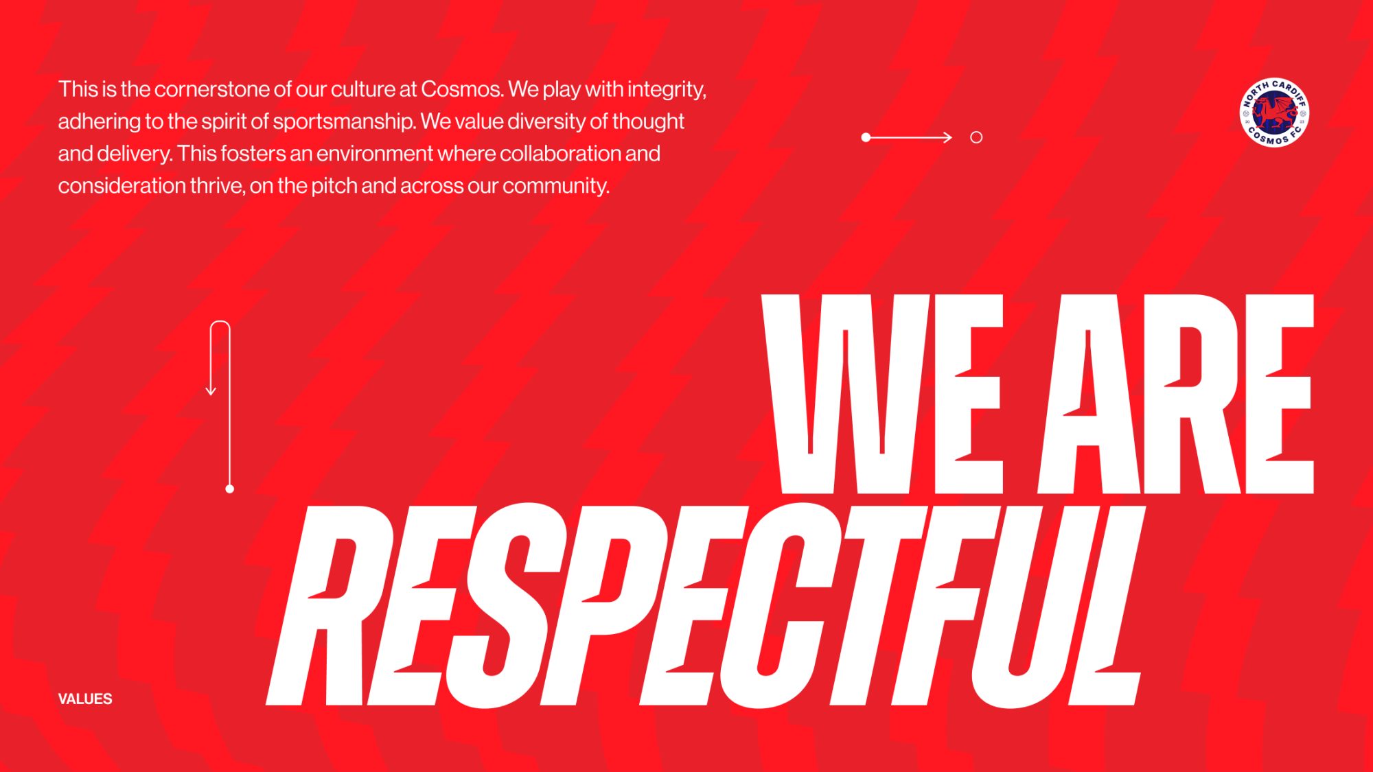 Red background with white text: 
